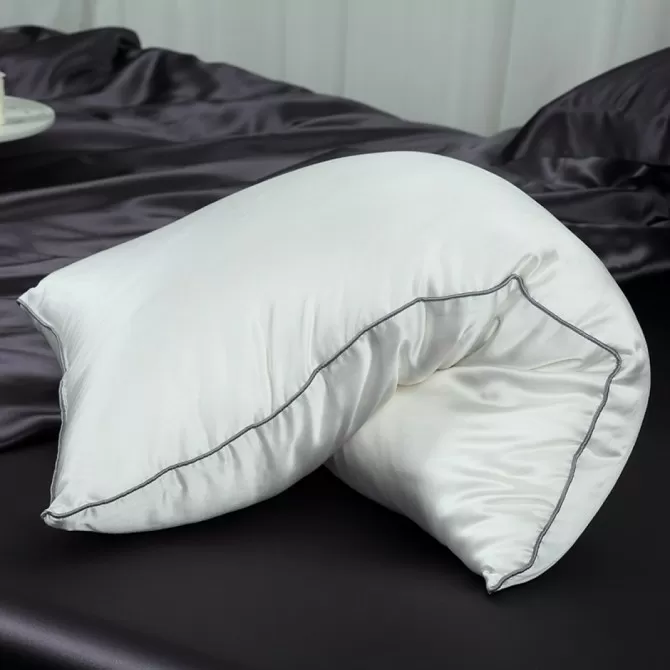Silk Pillow With Silk Shell